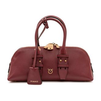 Pinko Pinko, Dames, Tassen, Rood, Maat: ONE Size Leer