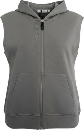 Max Mara Zip-throughs - Dames - Vesten met rits - Grijs - XS - Hoodies & sweatvesten