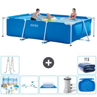Intex Piscina Con Estructura Rectangular - 300x200x75 Cm - 7-piezas S20060