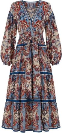 Farm Rio Vestido ML - Dames - Casual kleedjes - Veelkleurig - XS - Kleedjes