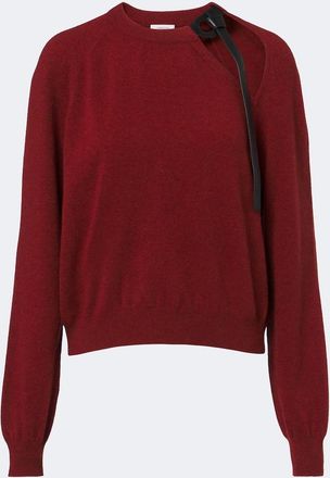Ferragamo Pullover in misto lana e cashmere cut-out