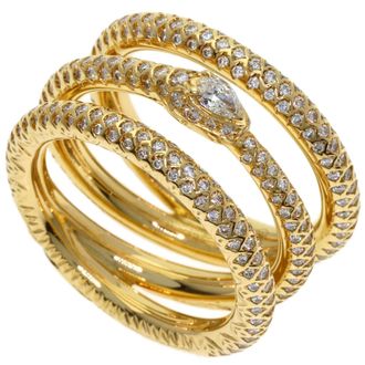 Gucci Yellow Gold (18K) Band Ring (Pre-Owned)