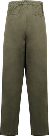 Aspesi Mens Green Cotton Trousers