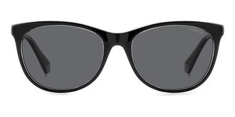 Polaroid PLD 4161/S Polarized 7C5/M9 Womens Sunglasses Black Size 55