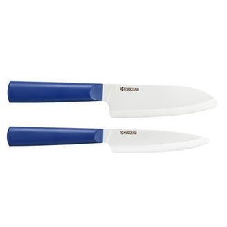 Kyocera INNOVATIONwhite 2 Piece Ceramic Knife Set in Blue at Nordstrom