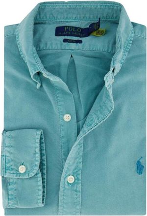 Polo Ralph Lauren Heren, Overhemden, Blauw, Maat: XL