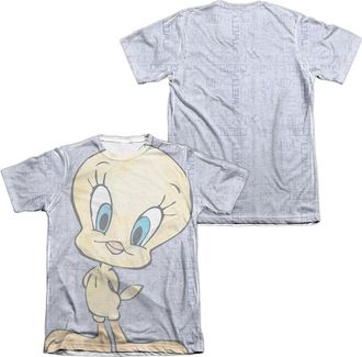 Gildan Looney Tunes Tweety Girl (Front/Back Print) Adult Poly/Cotton Short Sleeve Tee / T-Shirt