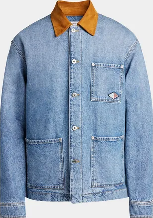 Bottega Veneta Mens Eco Wash Denim Blouson Jacket