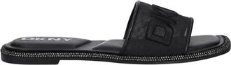 DKNY Badin Logo Slides - Dames - Sandalen - Zwart - 37 EU - Schoenen