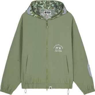 New Balance x A Bathing Ape Panel Hooded Jacket Camouflage Green BALJ7000-GRX