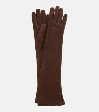 Brunello Cucinelli Suede gloves