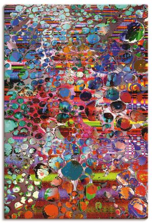 Artland Leinwandbild »Hölzernes Hochland« Muster 1 Stk. tlg. auf Keilrahmen gespannt