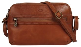 Pik&eacute; Umh&auml;ngetasche PIK&Eacute;, Damen, Gr. B/H/T: 25cm x 16cm x 6cm onesize, braun, Leder, beschichtet, Taschen Umh&auml;ngetasche, echt Leder, Made in Italy