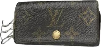 Louis Vuitton Pre-owned Lederen Sleutelhangers - Dames - Vintage Accessoires - Bruin - ONE Size - Leer - Vintage