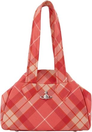 Vivienne Westwood Yasmine Medium Archive Handbag - Dames - Tassen - Roze - Maat: ONE Size Wol