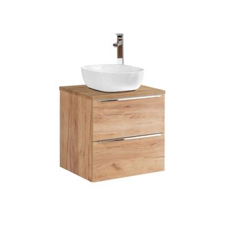 Petits Meubles Mueble lavabo estratificado marr&oacute;n