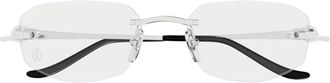 Cartier Accessoires, unisex, Grijs, ONE Size, Ct 0601O Optisch Montuur