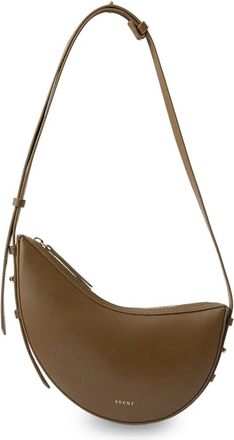 SOEUR Wino Mini Schoudertas - Dames - Schoudertassen - Bruin - ONE Size - Leer - Tassen