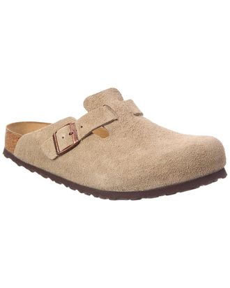 Birkenstock Boston Soft Footbed Suede Leather Clog