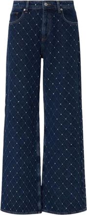 Liu Jo Wide Jeans - Dames - Loose Fit Jeans - Blauw - W26 - Katoen - Jeans