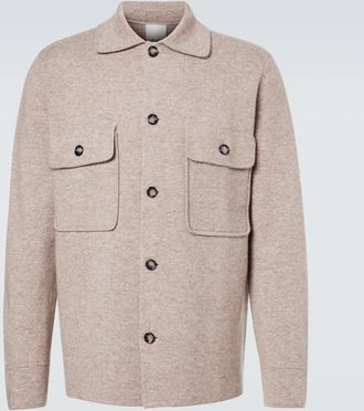 Allude Wool and cashmere overshirt