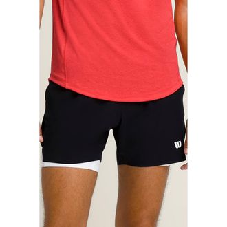 Wilson Tournament 5-Inch Unlined Shorts in Black at Nordstrom, Size Xx-Large
