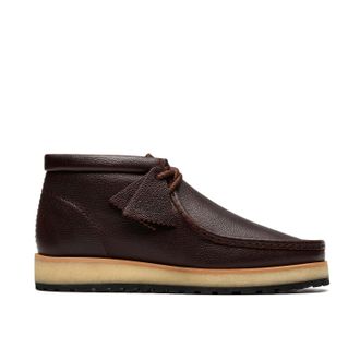 Clarks Wallabee Scout in Brown Leather