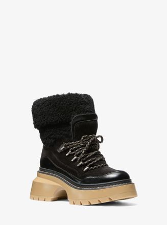 Michael Kors Shiloh Mixed-Media Boot