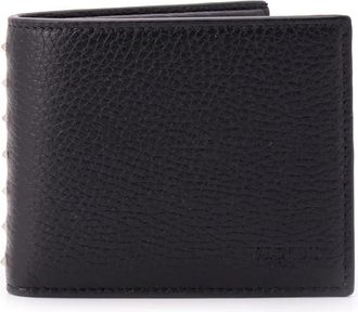 Valentino Garavani Slanke leren kaarthouder - Heren - Portefeuilles - Zwart - ONE Size - Leer - Accessoires