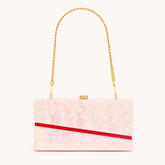 Hammitt Hammitt Soiree Clutch Carrara Blush Brushed Gold Med