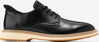 Cole Haan Mens Mansfield Grand Plain Toe Quick-On Oxford Shoes - Black Size 10.5