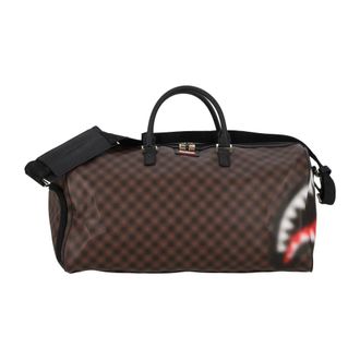 Sprayground Weekend Bags, unisex, Brown, Size: ONE SIZE Brown Shark in Paris Duffle Bag