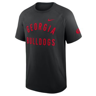 Nike Georgia Premium Performance Nike Mens Dri-FIT College T-Shirt in Black | 03EN00ANGB-TGS