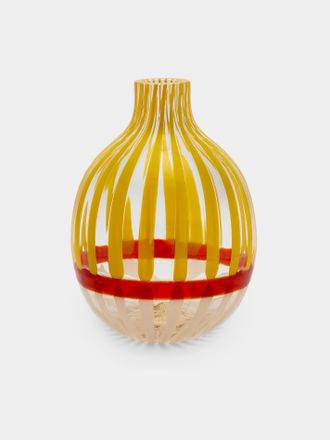 CARLO MORETTI Hand-Blown Murano Glass Bud Vase (7in/18cm)