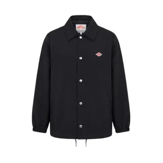 Danton Light Jackets, male, Black, Size: XL 3-Layer Cloth Coach Jacket
