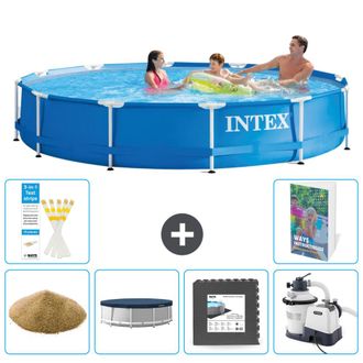 Intex Piscina Con Estructura Redonda - 366x76 Cm - 7-piezas S6
