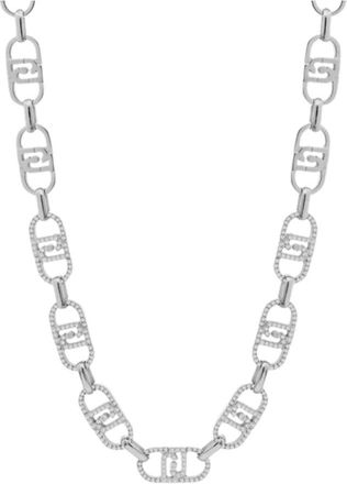 Liu Jo Monogram Halsketting - Dames - Kettingen - Grijs - ONE Size - Accessoires