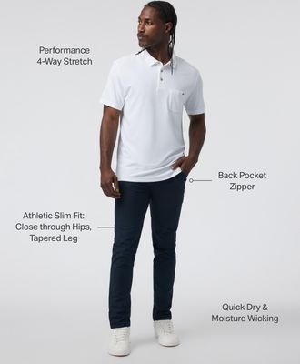 Vuori Clothing Meta Pants Athletic Slim Fit 32 | Ink | 30