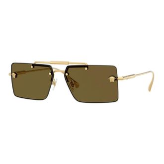 Versace Ladies Black Rectangular Sunglasses VE2245 100273