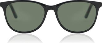 SmartBuy Collection Square Full Rim Plastic Mens Sunglasses Black Size 52 - Free Lenses - SmartBuy Collection