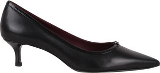 Tory Burch Tory Burch, Pumps, female, Black, Size: 7 1/2 US Double T Buckle Pointed Pump