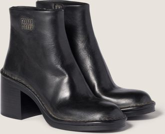 Miu Miu Leather booties