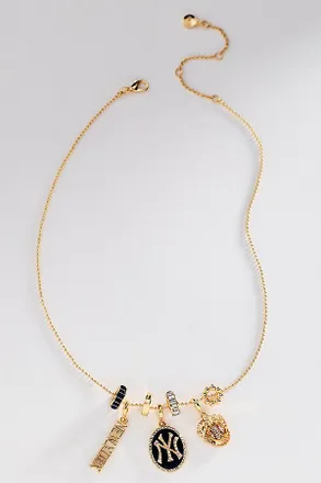 BaubleBar Baseball Icons Charm Necklace