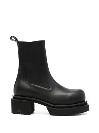 Rick Owens Beatle Bogun Leather Boots