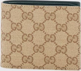 Gucci Portafoglio a libro in tessuto GG Supreme con interni in pelle