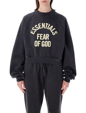 Fear of God Campus 90s Cropped Adjustable Crewneck Sweatshirt