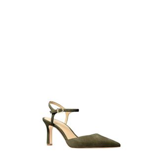 Michael Kors Schoenen, Dames, Groen, 35 1/2 EU, Leer, Amara Slingback Pomp