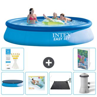 Intex Piscina Easy Set Redonda - 396x84 Cm - 7-piezas S45