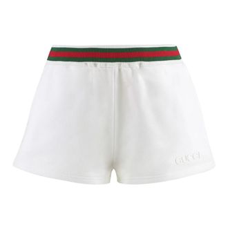 Gucci Mujer, Pantalones cortos, Blanco, Talla: S