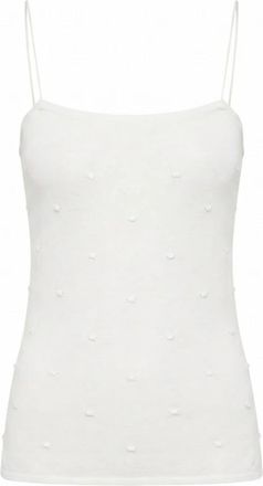 Jacquemus La Maille Plumetis - Dames - Tops zonder mouwen - Wit - XS - Tops